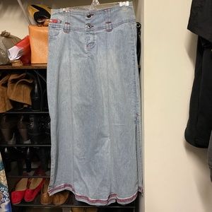 Eckored Blue jean skirt
